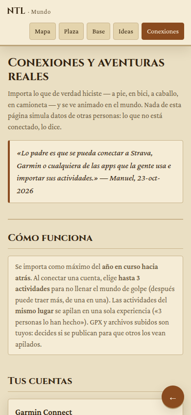 /conexiones antes: tarjetas una tras otra